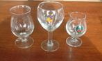 3 gave bierglazen Leffe -Palm Duvel, Ophalen of Verzenden, Glas of Glazen