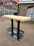 Praattafel, statafel, Tuin en Terras, Nieuw, Ophalen of Verzenden, Hout, Vierkant