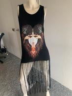 Pray of london shirt met lange franjes maat m, Maat 38/40 (M), Verzenden, ., Zwart