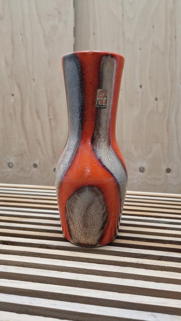 Vintage keramieken vaas van Keramik Bhöhr (model 116/25), Antiek en Kunst, Antiek | Keramiek en Aardewerk, Ophalen