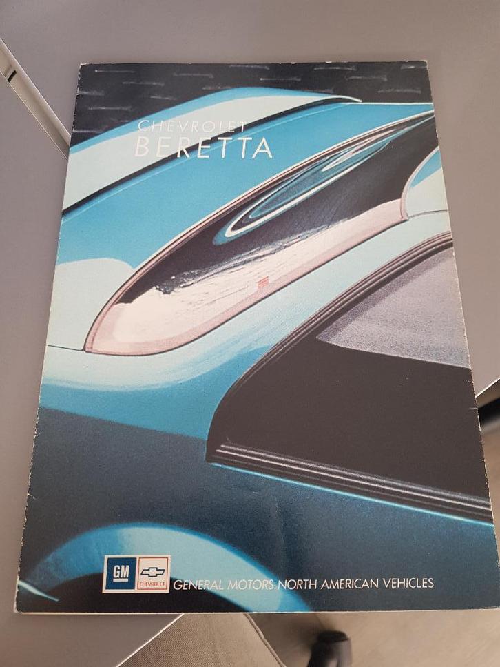 Folder - Chevrolet Beretta, Boeken, Auto's | Folders en Tijdschriften, Gelezen, Chevrolet, Ophalen of Verzenden