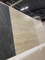 Prachtige Travertine-look vloertegels, 2 formaten 3 kleuren, Keramiek, Overige typen, Nieuw, Ophalen of Verzenden