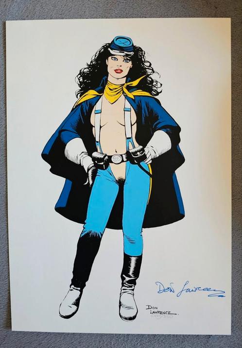 Don Lawrence Zeefdruk #009/350 Gesigneerd, Antiek en Kunst, Kunst | Litho's en Zeefdrukken, Ophalen of Verzenden