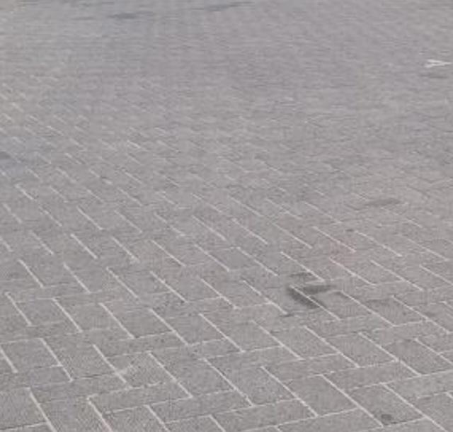 ROOIKORTING 2.500m2 grijs reliëf breccia tegels, tuin/oprit, Tuin en Terras, Tegels en Klinkers, Gebruikt, Terrastegels, Beton