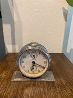 Vintage Junghans Mechanische Wekker Art Deco 1930-1940, Ophalen of Verzenden