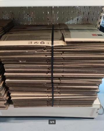 Stapeldoos, inpakdoos, kleine verhuisdoos 40 x 29 x 22cm beschikbaar voor biedingen