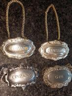 Vintage Flessenlabels Cinzano & Gin, Ophalen, Gebruikt, Gebruiksvoorwerp