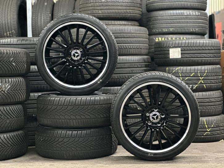 18 inch winterset Mercedes A B Cla klasse 6mm €599,-, Auto-onderdelen, Banden en Velgen, Banden en Velgen, Winterbanden, Ophalen