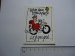 sticker oud Brommer Holland Plaatje strip bromfiets scooter, Verzenden, Zo goed als nieuw, Bedrijf of Vereniging