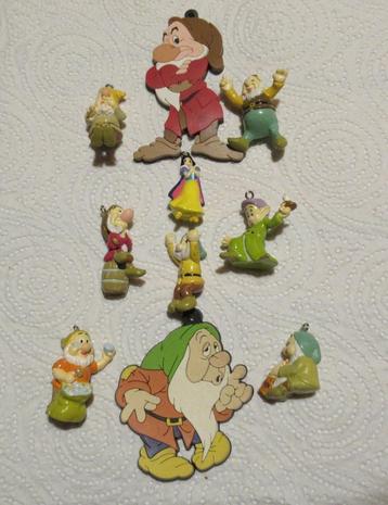 Disney: Sneeuwwitje en de 7 Dwergen 3d hangers / bedels beschikbaar voor biedingen