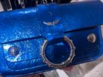 Zadig&Voltaire Kate Wallet clutch Blue metallic finish, Verzenden, Zo goed als nieuw, Blauw