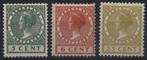 149-50 en 157 ONGEBRUIKT (Wilhelmina"Veth" 1924 Cat.€ 35,50), Postzegels en Munten, Postzegels | Nederland, Verzenden, T/m 1940