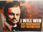 Luxe Canvas Schilderij Leonardo Di'Caprio, Antiek en Kunst, Ophalen of Verzenden