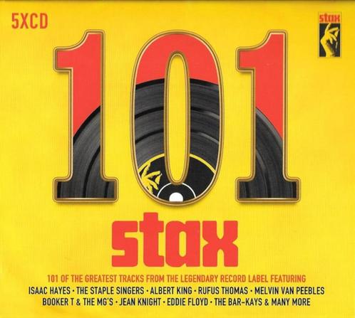 5CD 101 Stax (ZGAN)  101 Of The Greatest Tracks From Stax, Cd's en Dvd's, Cd's | R&B en Soul, Zo goed als nieuw, 1960 tot 1980