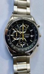 Herenhorloge: Seiko Chronograph 100 M., Ophalen of Verzenden, Zo goed als nieuw, Staal, Seiko
