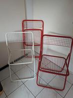 3:draad stoelen., Ophalen, Gebruikt, Rood