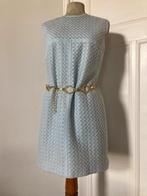 Geweldig authentiek vintage jaren 60 jurkje, Maat 38/40 (M), Blauw, Ophalen of Verzenden, Vintage