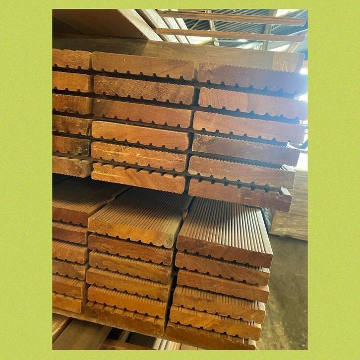 Bankirai Vlonderplanken!!!, Tuin en Terras, Terrasdelen en Vlonders, Nieuw, Hout, Ophalen of Verzenden