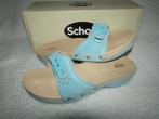 Scholl Pescura Heel Aquamarine 39 - Dr Scholl houten slipper, Scholl, Overige kleuren, Nieuw, Sandalen of Muiltjes