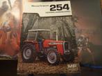 Massey ferguson 254 vierwielaandrijving folder, Boeken, Catalogussen en Folders, Folder, Zo goed als nieuw, Verzenden