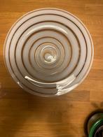 Leonardo twist schaal glas vintage, Huis en Inrichting, Woonaccessoires | Schalen en Manden, Ophalen of Verzenden, Rond, Glas