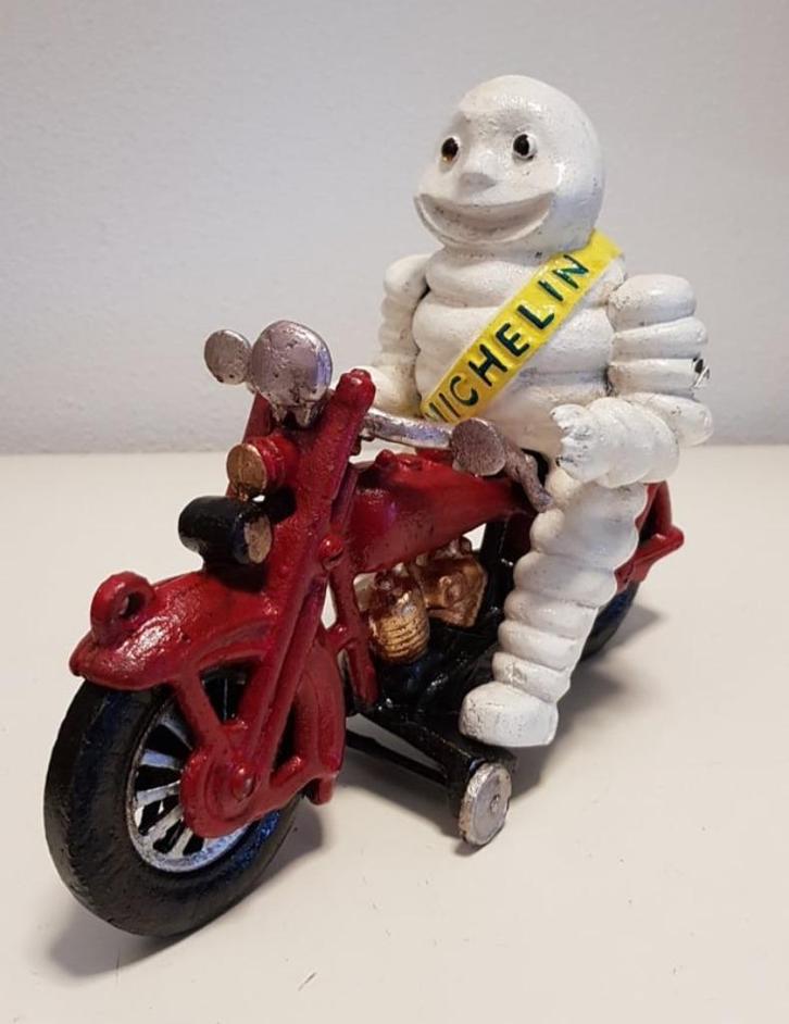 Zwaar ijzer Michelin bibendum reclame decoratie beeld motor, Verzamelen, Merken en Reclamevoorwerpen, Zo goed als nieuw, Overige typen
