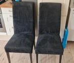 2 eettafel stoelen, Huis en Inrichting, Ophalen, Overige materialen, Gebruikt, Twee