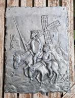 Mooie wanddecoratie  Don quichote en zijn helper, Ophalen of Verzenden