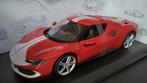 Ferrari 296 GTB Assetto Fiorano red 1:18 Bburago Burago Pol, Hobby en Vrije tijd, Modelauto's | 1:18, Ophalen of Verzenden, Nieuw