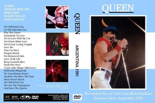 Queen live in Buenos Aires, Argentina 1981, Cd's en Dvd's, Dvd's | Muziek en Concerten, Muziek en Concerten, Alle leeftijden, Verzenden
