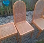 Vintage rotan bijenkorf stoelen, Huis en Inrichting, Stoelen, Ophalen, Gebruikt, Bruin