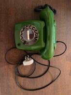 Vintage PTT T65 draaischijf telefoon –smaragdgroen, Ericsson, Telecommunicatie, Ophalen of Verzenden, Gebruikt