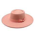 Roze fedora (hoed dames heren zomer jazz retro panama), Nieuw, Hoed, Verzenden