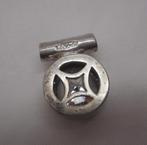 Zilveren Ti Sento hanger met heldere steen nr.1691, Sieraden, Tassen en Uiterlijk, Verzenden, Zo goed als nieuw, Zilver, Zilver