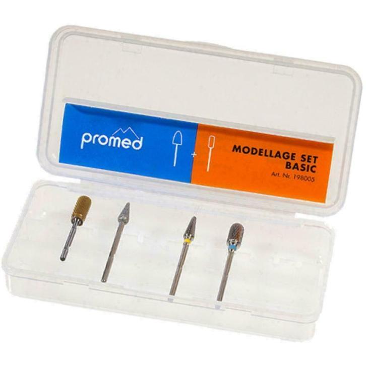 Promed nagel frees set Basic, 5-delig - Nagelstyliste., Sieraden, Tassen en Uiterlijk, Uiterlijk | Cosmetica en Make-up, Ophalen of Verzenden