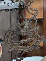 Oude majolica hang lamp €45., Antiek en Kunst, Ophalen