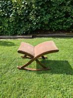 vintage schommel voetenbankje, Huis en Inrichting, Banken | Voetenbanken en Poefen, Ophalen, Gebruikt, Rechthoekig, Minder dan 50 cm