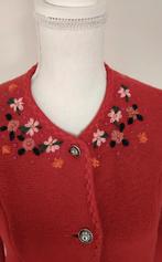 Wollen tirol geborduurd jasje maat m, Kleding | Dames, Ophalen of Verzenden, Zo goed als nieuw, Rood
