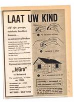 JéGro - Advertentie uit Tijdschrift 1954, Verzenden, Gebruikt