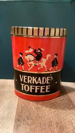 Vintage Verkade’s Toffee blik -jaren ‘60, Verzamelen, Ophalen of Verzenden, Gebruikt, Koek(jes), Verkade