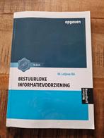 Bestuurlijke Informatievoorziening - Opgaven 3e druk, Gelezen, W. Leijnse RA, Gamma, HBO