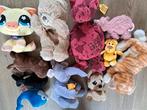 11 vintage pluche knuffels Disney Littlest Pet Shop Rescue, Ophalen of Verzenden, Zo goed als nieuw, Overige typen