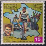 Guinea Ecuatorial 1972 Tour De France Wielrennen Thevenet, Postzegels en Munten, Ophalen of Verzenden, Gestempeld, Sport