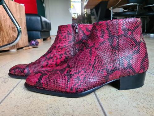 Cowboy laarzen mt 43. ROOD. Western boots., Kleding | Heren, Schoenen, Zo goed als nieuw, Boots, Overige kleuren, Ophalen of Verzenden