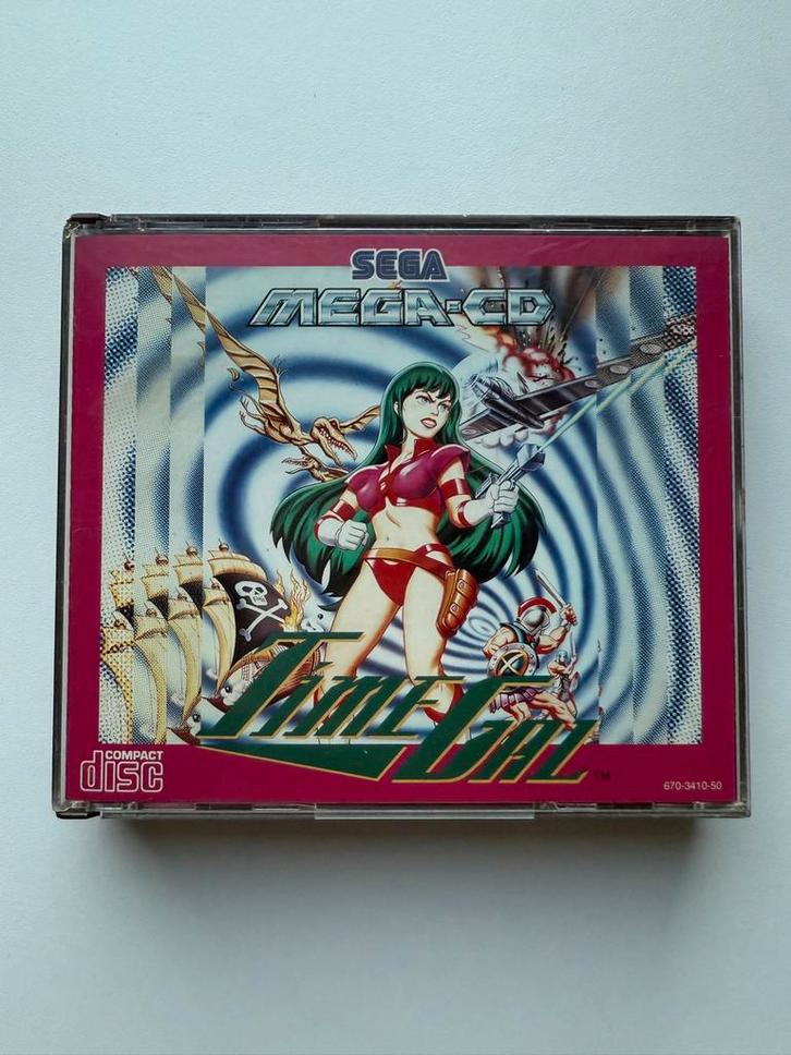 Time Gal - Sega Mega-CD - Compleet, Spelcomputers en Games, Games | Sega, Gebruikt, Mega Drive, Avontuur en Actie, 1 speler, Vanaf 12 jaar