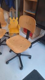 Bureaustoel hout, Huis en Inrichting, Ophalen, Bruin, Bureaustoel