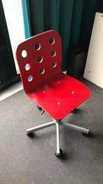 Bureaustoel rood Ikea kind Jules, Gebruikt, Ophalen