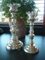 5 Antieke kandelaars "Armeluiszilver of Boerenzilver" Kerst., Verzenden