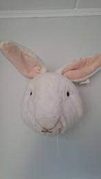 Bibib dierenkop konijn, Ophalen of Verzenden, Gebruikt, Wanddecoratie