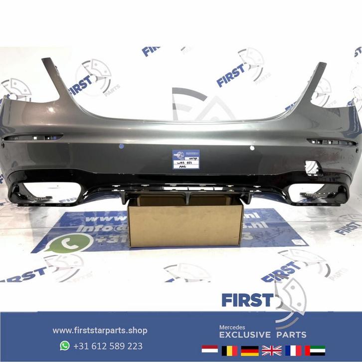 W213 E63 E63S AMG ACHTERBUMPER + DIFFUSER Mercedes E Klasse, Auto-onderdelen, Carrosserie en Plaatwerk, Bumper, Mercedes-Benz